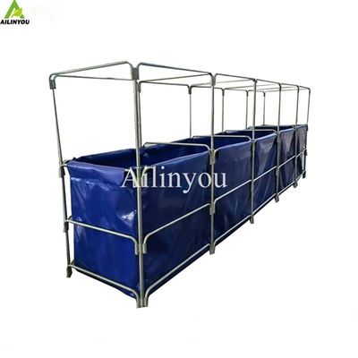 Upgrade Saltwater Farming Plastic Fish Tank RAS Farming Salmon Shrimp PP Round Pond for Aquaculture