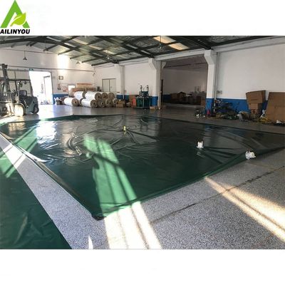 Collapsible soft PVC 20,000L ~35,000 litre water storage tank for swiming pool water treatment in sounth African