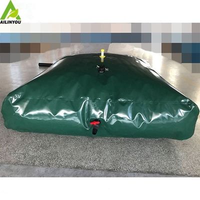 Mobile Portable 5000 Litres Foldable Water Tank Bladders Pvc Water Storage Tank For Irrigation Using