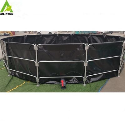 Collapsible Fish Pond 40000 Liter Fish Farming Equipment Aquaculture System