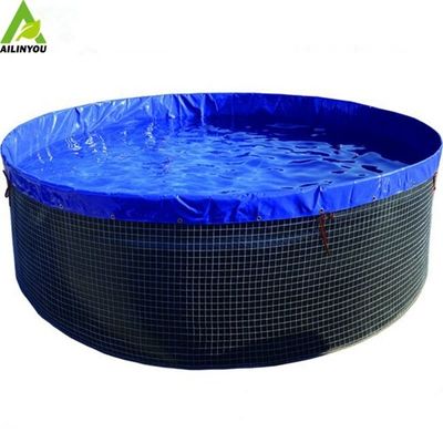 China Factory Direct Sales PVC Tarpaulin Sheet Circular Wire Mesh Fish tank