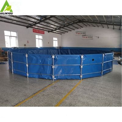 Super Quality Pvc Tarpaulin Fish Tank Collapsible Fish Tank Tarpaulin Plastic Fish Farm Tank