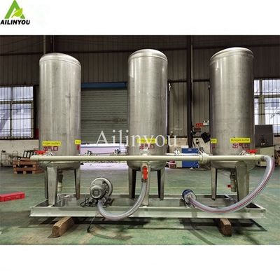 Biogas purification to remove impurities h2s scrubber CO2 removal wet scrubber gas cleaning system