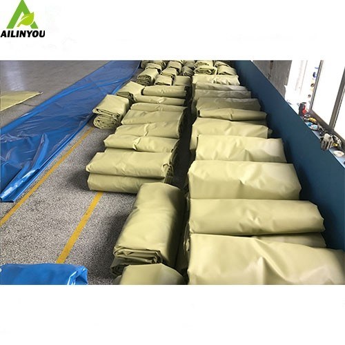 Hot Sale Collapsible Water tank 100000 litre Foldable PVC or TPU rectangular water tanks