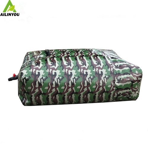 Flexible PVC water bladder storage tank 5000L collapsible rainwater harvesting rectangular water bladder