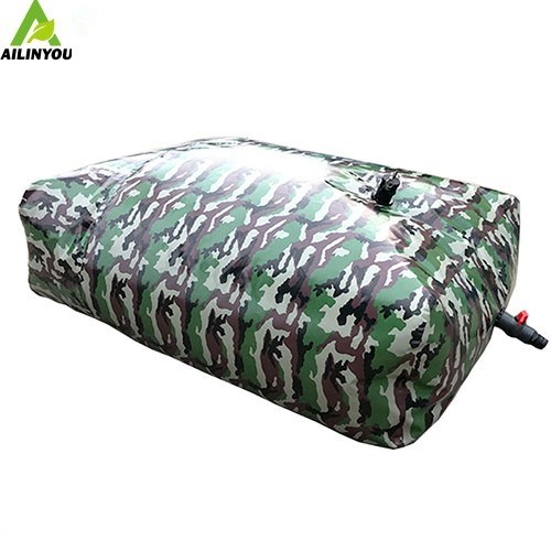 Flexible PVC water bladder storage tank 5000L collapsible rainwater harvesting rectangular water bladder