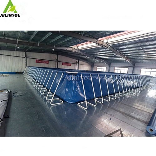 Blue Folding Swimming Pool for Shrimp Farming and Water Storage