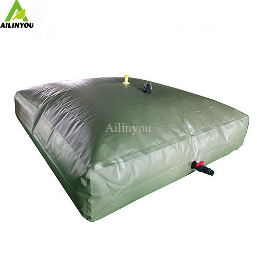 Agriculture Large Square Foldable Collapsible Pvc/Tpu Tarpaulin Fabric Water Storage Bladders Tank