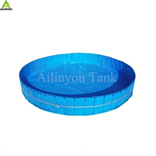 Recirculating Aquaculture System Foldable PVC Aquaculture Fish Pond Fish Farming Tanks for Shrimp Fish Raising