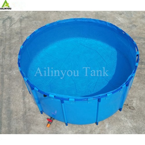 Multi Size Round Fish Tank PVC Fish Tank Farm Plastic Tanks For Fish Farming