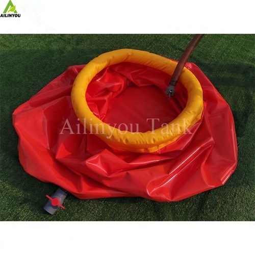 Light Weight Customized Pvc Coated Tarpaulin Fabric Soft Pvc Onion Water Tank 2000Liters