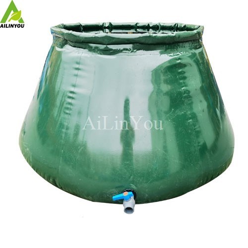 Collapsed Water Storage Pvc Coated Tarpaulin Fabric Flexible Onion Shape Water Storage Bladder Tank