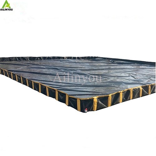 New Design Oil Spill Containment Berms For Oil Collection Pvc Solid Boom Oil Containment Boom