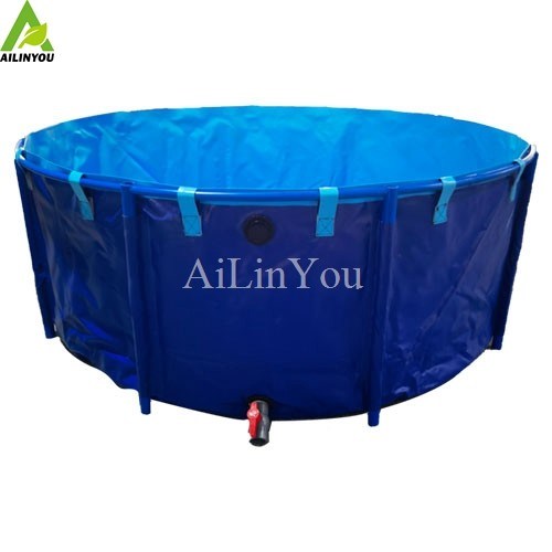 Multi Size Round Fish Tank PVC Fish Tank Farm Plastic Tanks For Fish Farming