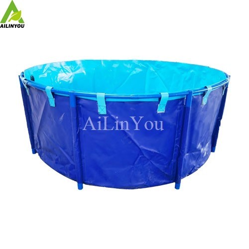 Factory Custom Plastic Aquarium Fish Tank Collapsible Pvc Fish Farm Tank