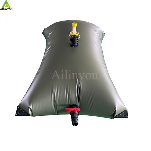Ailinyou Flexible Food Grade TPU Drinking Water Bladder Tank 500 Liters TPU Tank
