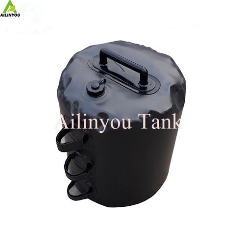 Factory Hot Sale PVC Camping Water Bag Collapsible Canopy Water Weight Bag 20L