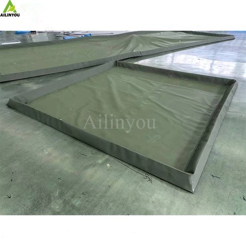 Ailinyou Custom-made High Quality Prevent Liquid Escape Oil Spill Containment Barrier Berm
