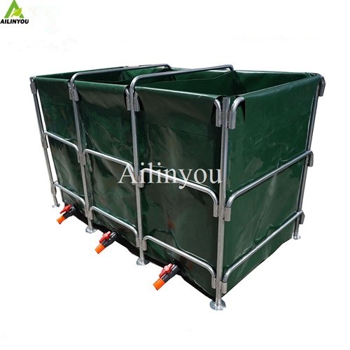 Upgrade Saltwater Farming Plastic Fish Tank RAS Farming Salmon Shrimp PP Round Pond for Aquaculture