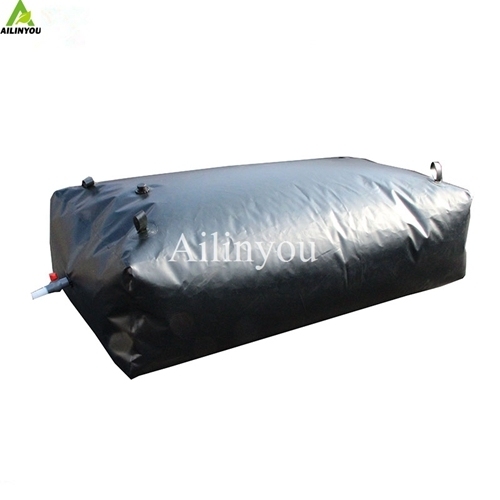 Chongqing Ailinyou Wholesale  Collapsible Water Bladder 500L /130 Gal PVC Water Storage Bladder  For  Water Storage