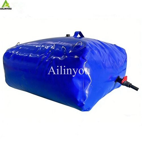 Ailinyou 500Liter  Rectangular  Water Storage Tank PVC Flexible Water Bag For Irrigate