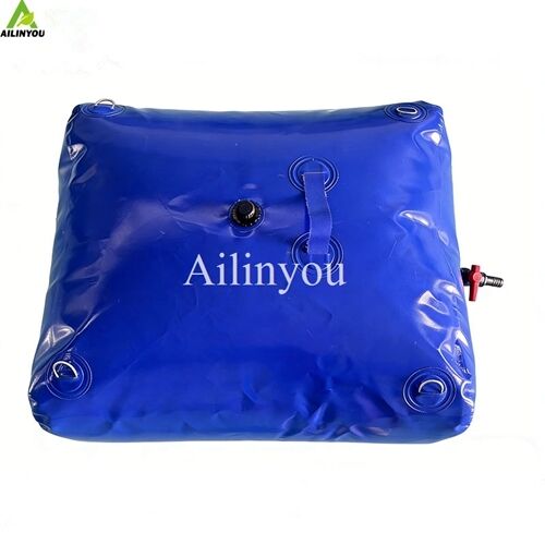 Ailinyou 500Liter  Rectangular  Water Storage Tank PVC Flexible Water Bag For Irrigate