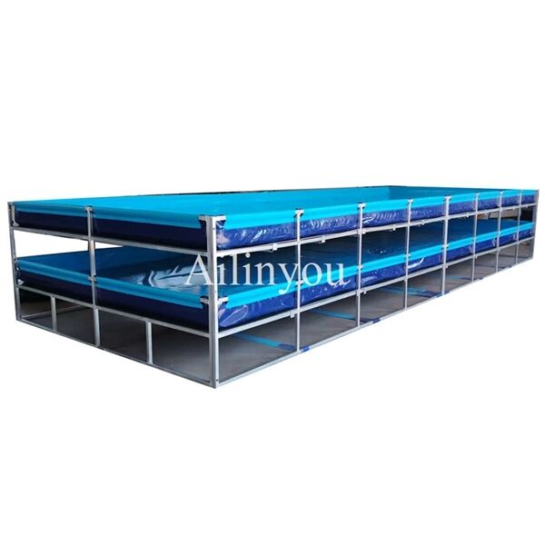 Outdoor Seawater Aquaculture Equipment Recirculating Plastic Fish & Shrimp Pond for aquaculture
