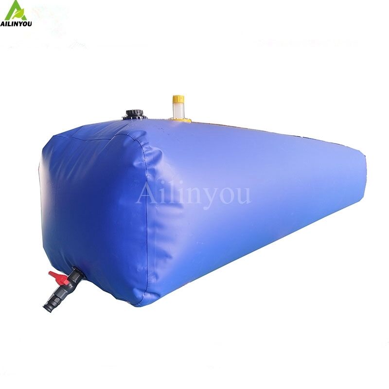 Collapsible Pillow Water Storage Tank Flexible Liquid Storage Bag with Detachable Discharge Pipe