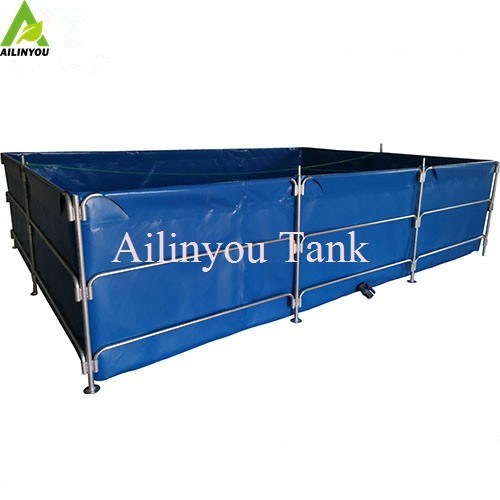 aquaculture fish farming tanks supplier for sale large aquaculture cylinder foldable fish farming tank