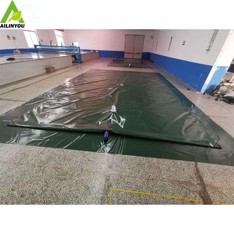 Collapsible soft PVC 20,000L ~35,000 litre water storage tank for swiming pool water treatment in sounth African