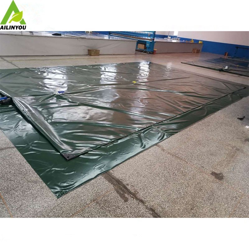 Collapsible soft PVC 20,000L ~35,000 litre water storage tank for swiming pool water treatment in sounth African