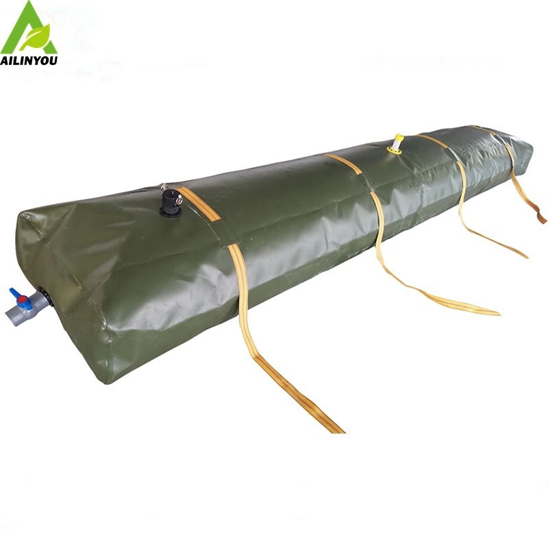 Large rectangle flexible foldable PVC/TPU tarpaulin fabric water storage bladders tank