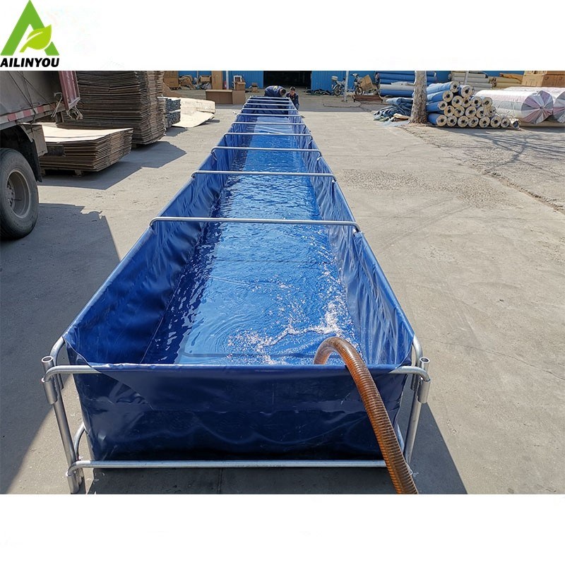 High quality 20000Litres foldable fish ponds pvc fish farming tanks for sale