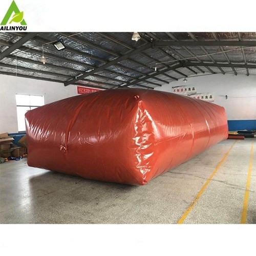 China Factory  PVC Red  Mud PVC 50m3 Biogass Digester Bag Portable Digester Biogas  biogas storage system