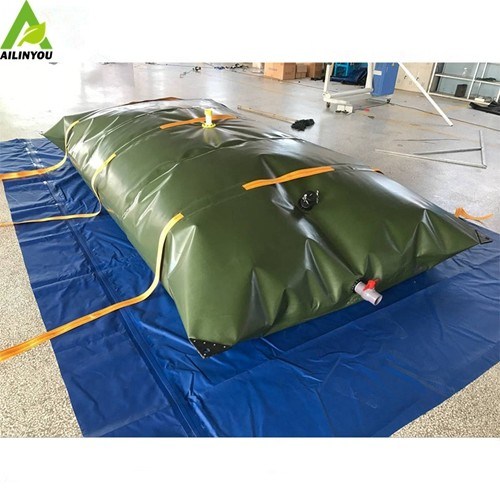 Collapsible 20000 Liter Framland Irrigation Movable  PVC Tarpaulin Water Bladder