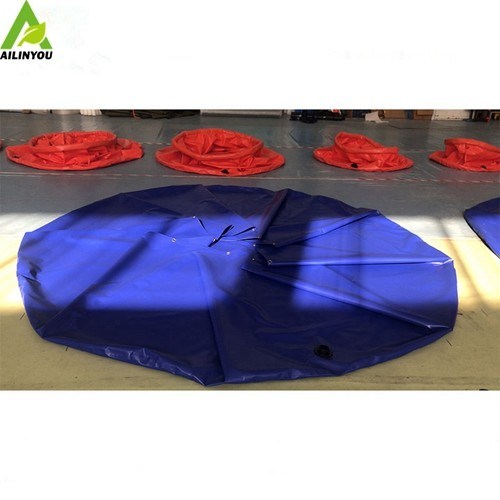 Self-Supporting Frameless portable Water storage Tank for water Treatment