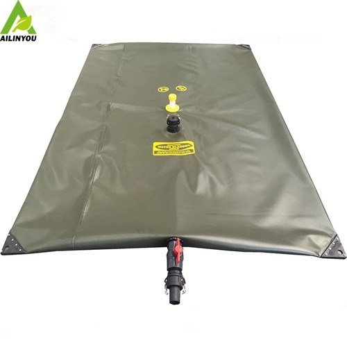 Durable plastic pvc rectangle collapsible water tank 1000L 2000L liter chemical storage equipment
