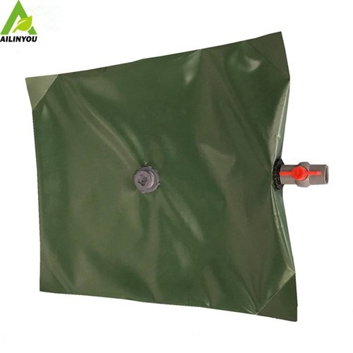 Durable plastic pvc rectangle collapsible water tank 1000L 2000L liter chemical storage equipment