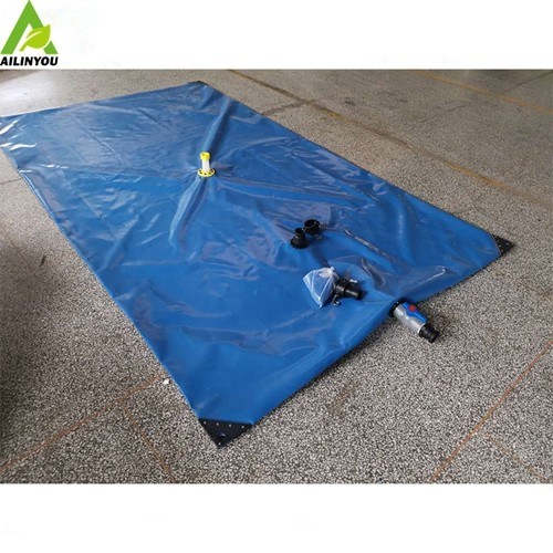 Factory 0.7mm ~2.0mm  Thickness Pvc Tarpaulin Fabric Rectangular Collapsible Flexible 50~500,000 Liter Water Tank Bladde