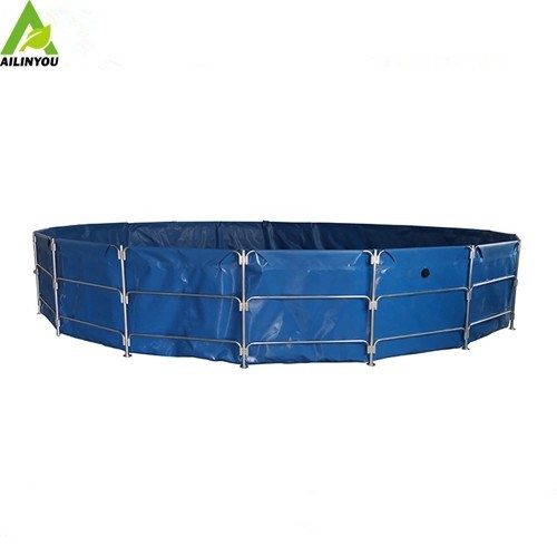Economic Environmental Cheap Price Custom Size Galvanized Steel Wire Mesh Tank Foldable Fish Farming Tank