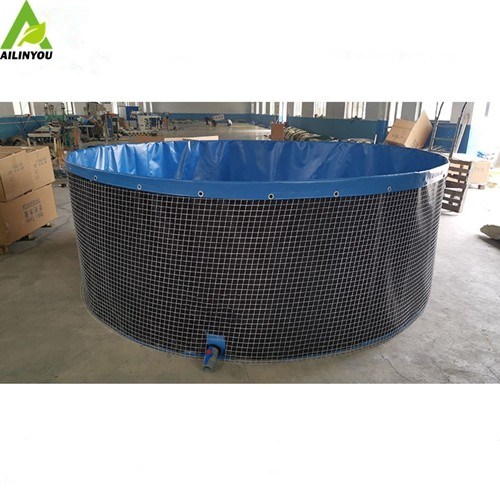 mobile 30000 Liters  wire  mesh tank for fish farming or water storage