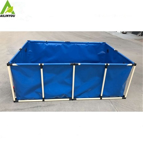 Hot sale Rectangle PVC  fish tank koi fish farming tank 200L to 500,000Litres