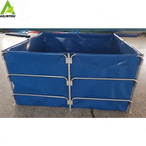 High Quality Pvc Biofloc Fish Tank 20000 Litres Round  Fish Farm Tank With Frame Support