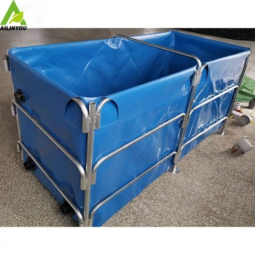 Hot sale Rectangle PVC  fish tank koi fish farming tank 200L to 500,000Litres