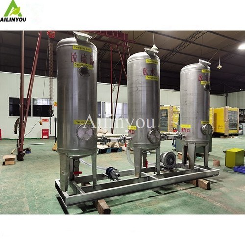 Biogas purification to remove impurities h2s scrubber CO2 removal wet scrubber gas cleaning system