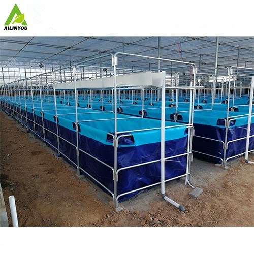 Hot Sale Fsh Tanks Commercial Large Plastic Tarpaulin  60 m3 Fish Tank Big