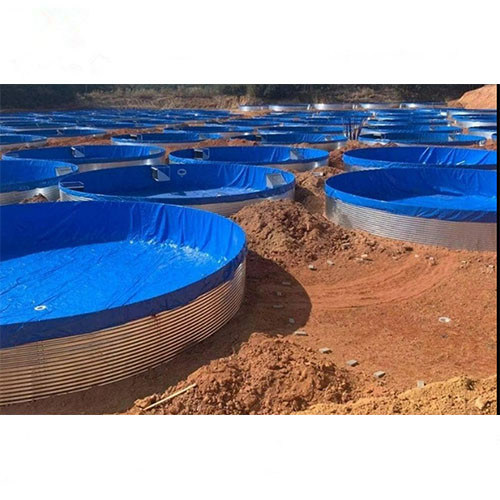 Factory Aquaculture Pvc Tarpaulin Fish Farm Tank Pond Canvas Fish Farming Tank Agricultural Farm Aquarium