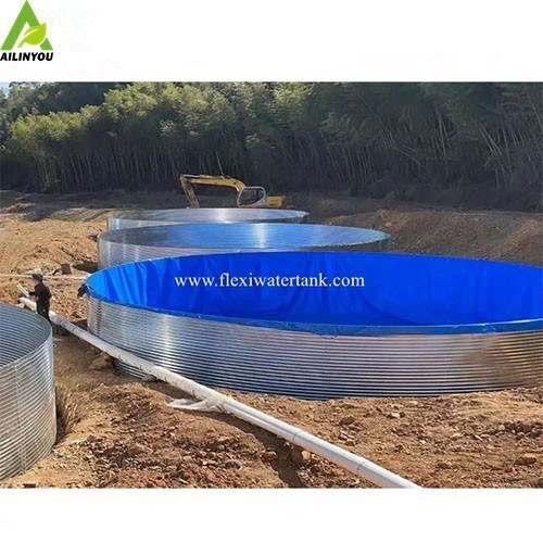 Factory Aquaculture Pvc Tarpaulin Fish Farm Tank Pond Canvas Fish Farming Tank Agricultural Farm Aquarium