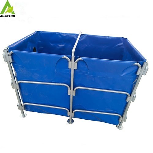 Foldable Pvc Tarpaulin Fish Tank Farming Pond Aquaculture Fish Farming Tank