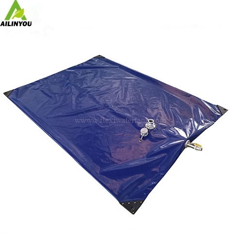China Soft Flexible  PVC Water Bladder Tank Collapsible Water Tank 1000 liter for sale